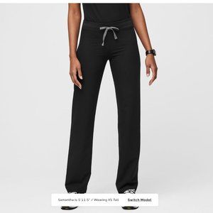 Figs Technical Collection Scrub Pants- Black Size Small/Tall